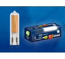 Лампа светодиодная Uniel LED-JCD G9 6Вт 4000K LED-JCD-6W/4000K/G9/CL GLZ08TR картон