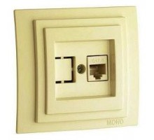 Розетка Ethernet RJ-45 Mono Electric Larissa 103-171705-125