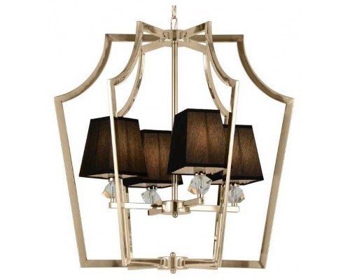 Подвесная люстра LUMINA DECO Montero LDP 1249-4 GD+BK