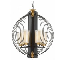 Подвесная люстра LUMINA DECO Ponti LDP 1245-5 BK+MD