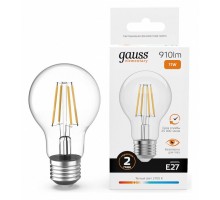 Лампа светодиодная Gauss Filament Elementary E27 11Вт 2700K 22211