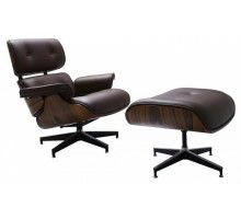 Кресло с пуфом Eames Lounge Chair