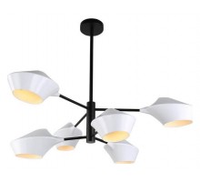 Люстра на штанге LUMINA DECO Romina LDP 6037-6 WT+BK