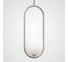 Подвесной светильник Imperiumloft Matthew Mccormick Hoop Silver Mila Pendant HOOP-B01