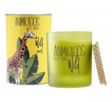 Свеча ароматическая (9.9 см) Wild Giraffe - водная лилия VV040WLAW