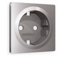 Накладка для розетки с заземлением Ambrella Volt Quant AP5060