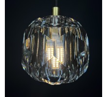 Подвесной светильник Imperiumloft Rh Boule De Cristal Single Rod Pendant Brass 40.1543