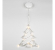 Ель световая Uniel Ёлочка ULD-H1620-010/STA/3AAA WARM WHITE IP20 XMAS TREE