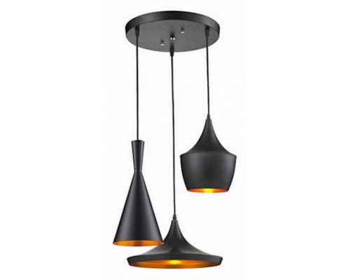 Подвесной светильник LUMINA DECO Foggi LDP 7712-3 BK