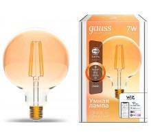 Лампа светодиодная с управлением через Wi-Fi Gauss Smart Home E27 7Вт 2500K 1320112