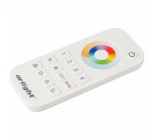 Пульт-регулятор цвета RGBW с сенсорным кольцом Arlight SMART-R SMART-R20-MULTI White (4 зоны, 2.4G)