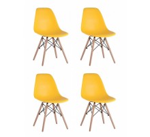 Набор из 4 стульев Eames