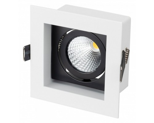 Встраиваемый светильник Arlight  CL-KARDAN-S102x102-9W Day (WH-BK, 38 deg)