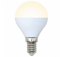 Лампа светодиодная Uniel Optima E14 6Вт 3000K LED-G45-6W/WW/E14/FR/O