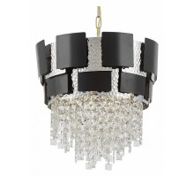 Подвесная люстра LUMINA DECO Kruvia LDP 7045-400 BK+CHR