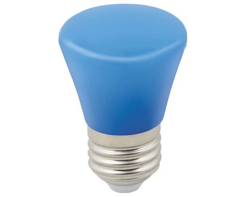 Лампа светодиодная Volpe Décor Color E27 1Вт K LED-D45-1W/BLUE/E27/FR/С BELL