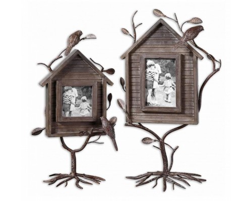 Набор 2 фоторамок настольных Bird House 18528