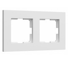 Рамка на 2 поста Werkel Slab белый матовый W0022961