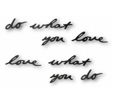 Панно (31.7х7.5 см) Do what you love 470170-040