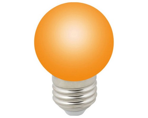 Лампа светодиодная Volpe Sky E27 1Вт K LED-G45-1W/ORANGE/E27/FR/С