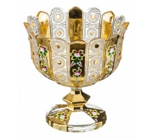 Чаша декоративная (24х25 см) Gold Glass 195-105