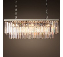 Подвесная люстра Imperiumloft RH 1920S ODEON CLEAR GLASS FRINGE 40,1536